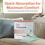 McKesson Super Underpads, Incontinence Bed Pads 30" x 30" (30x30 Inch (Pack of 100))