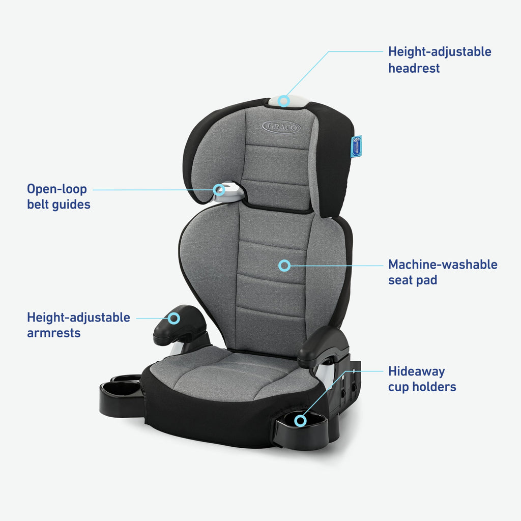 Graco TurboBooster 2.0 Highback & Backless Booster Car Seat, Declan