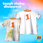 Tide evo Laundry Detergent Original Scent Works on 100% of Common Stains Concentrated Travel Detergent HE Compatible and Instant Dissolve Fights Stains Better than Leading Detergent Sheet, 42 Count