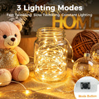 btfarm 30 Pack Fairy Lights Battery Operated Twinkle Lights with 3 Modes