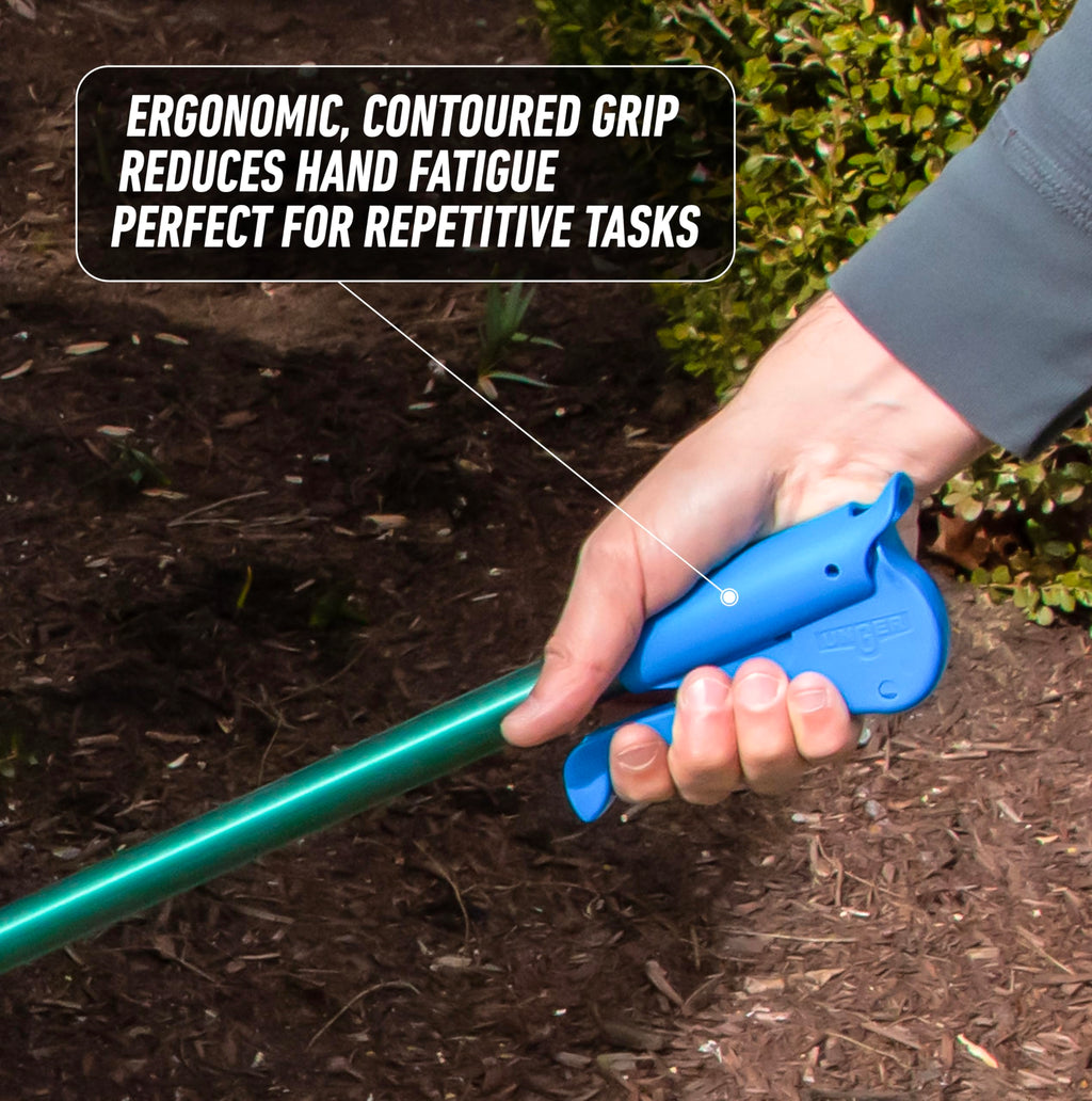Unger Professional 48” Nifty Nabber, Reacher Grabber Tool, Trash Picker Upper, Built-In Magnet and Ergonomic Grip, Outdoor Claw Pickup, Reaching Assist for Seniors, Safely Perform Tasks