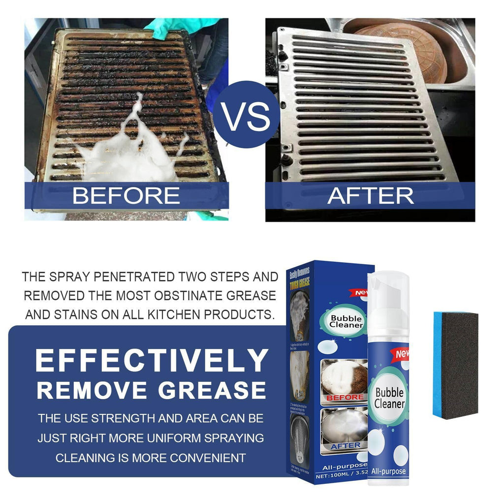 QUAAM Bubble Cleaner Foam,All-Purpose Bubble Cleaner Spray, Foam Cleaner All Purpose Duty, Suitable for Cleaning Pots