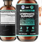 HERBIFY Lymphatic Drainage Drops for Liver Detox & Immune Support - Lymph System Support Drops - Detox Cleanse - 60 Days Supply - 2 Fl Oz Made in USA