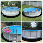 TIEBOLA 15 Foot Eco-Friendly Round Pool Liner Pad - Prevent Punctures and Extend The Life of Your Above Ground Swimming Pool or Hot Tub Liner, Eco-Friendly Above Ground Pool Liner pad