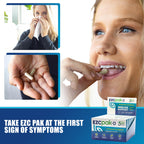 EZC Pak 5-Day Immune System Booster with Echinacea, Vitamin C, Zinc & Vitamin D - Tapered Immune Support Supplement for Adults - Supports Immunity, Easy Travel-Size Supplement Pack - (Pack of 6)