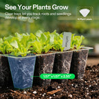 VIVOSUN 6-Pack Seed Starter Trays & 10"x20.75" Seedling Heat Mat