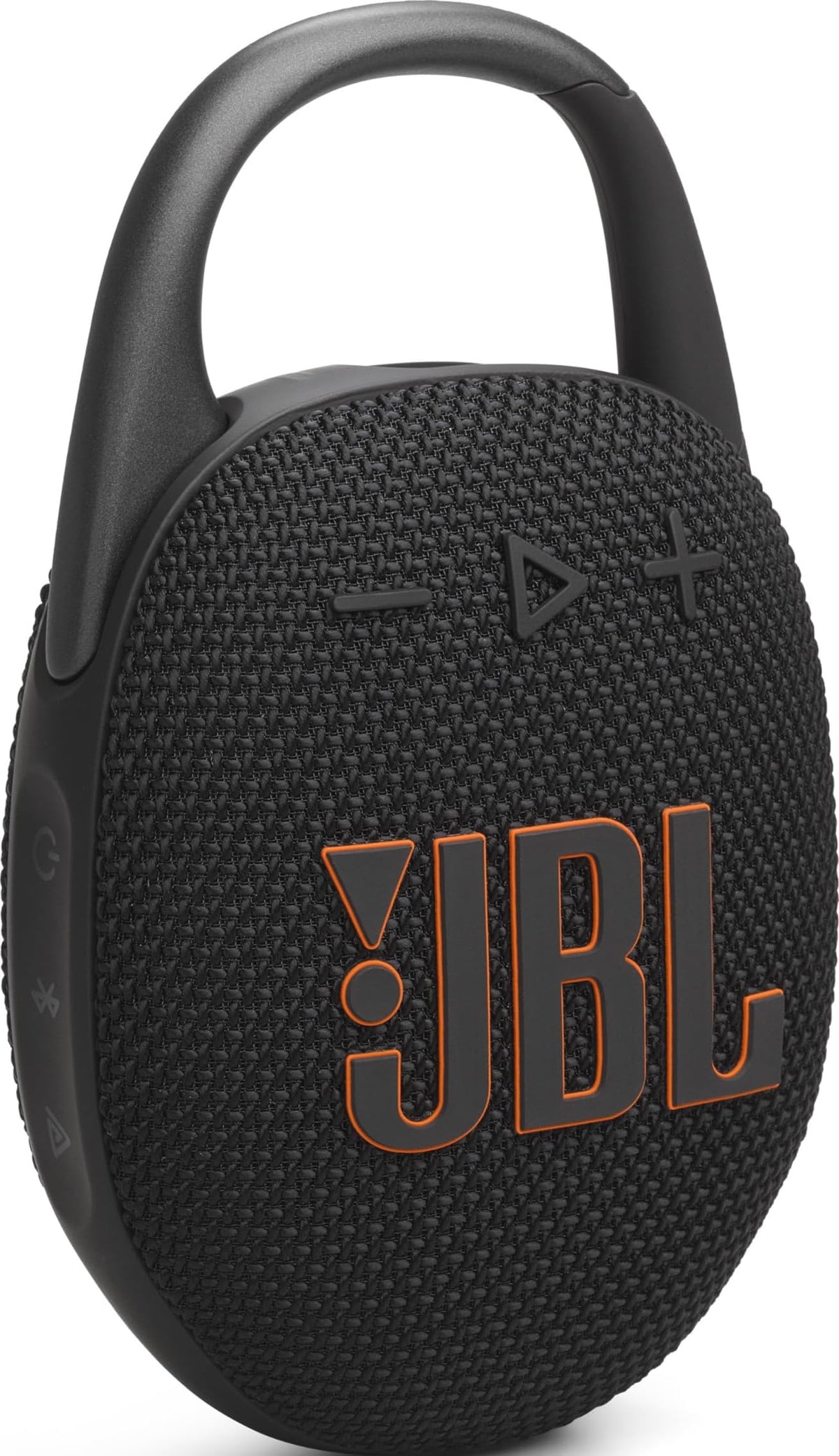 JBL Clip 5 - Ultra-Portable, Waterproof & Dustproof Bluetooth Speaker, Big JBL Pro Sound with Punchy bass, Integrated Carabiner, Up to 12 Hours of Play, Made in Part with Recycled Materials (Black)