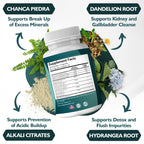 Happee Chanca Piedra Stone Breaker Kidney & Gallbladder Cleanse – Kidney Stone Dissolver & Passage Support - High Potency Phyllanthus Niruri with Magnesium, Potassium & Herbal Blend - 60 Capsules