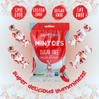 Guiltfree Sugar Free Mintoes (Wrapped) Retro Classic Sweets, Perfect Soft Chews | for Diabetic Gift Hamper Basket Party Bags Birthday Treats Valentine and Perfect for Gifting | 1 x 75g Resealable Pack