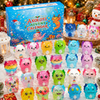 Axolotl Squishy Advent Calendar 2026,24 Axolotl Slow Squisies Toys,Christmas Countdown Calendar Party Favors,Christmas Stocking Stuffers Gifts