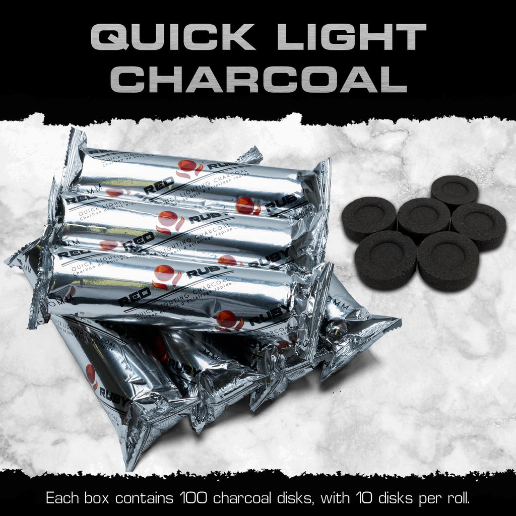 Sunlight Charcoal Instant Light Coals – Incense Coal Disks – Coal Tablets – Charcoal Disks – 200 Coals – 33 mm Quick Light Briquettes – Slow Burn/Low Smoke