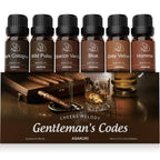 ASAKUKI Men Essential Oils Set for Diffuser, Father's Day & Birthday Gift for Men, 6×10ml Cologne-Inspired Fragrance Oils for Diffusers – Elegant, Clean, and Confident Scents