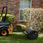 IRONMAX 30 Gallons/113 L Manual Lawn Roller, Water & Sand Fillable, Black