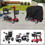 Mobility Scooter Cover,Waterproof Wheelchair Cover for Storage,Mobility Scooter Accessories for All-Weather Outdoor Protection Dust Covers - 55"x 26" x 36" (L x W x H)