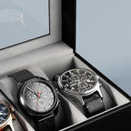 ProCase Watch Box, 6 Slot Mens Watch Display Case, Black