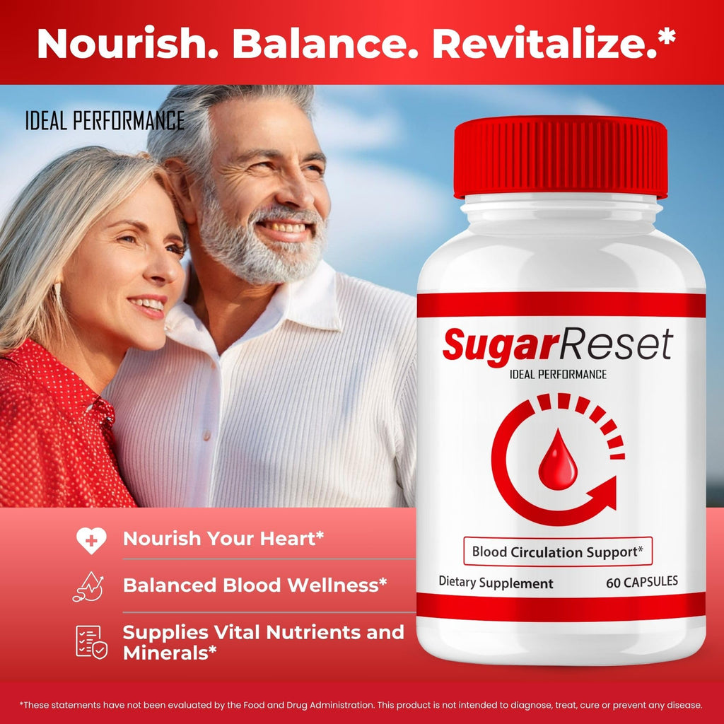 Sugar Reset Capsules, Official Sugar Reset Advanced Blood Formula Supplement Pills - Extra Strength, All Natural Healthy Circulation & Stable Levels, Advanced Sugar Reset Health Reviews (2 Pack)