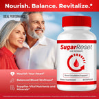 Sugar Reset Capsules, Official Sugar Reset Advanced Blood Formula Supplement Pills - Extra Strength, All Natural Healthy Circulation & Stable Levels, Advanced Sugar Reset Health Reviews (2 Pack)