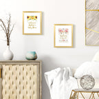 upsimples 8x10 Picture Frames, Gallery Wall Frames Set of 5, Gold