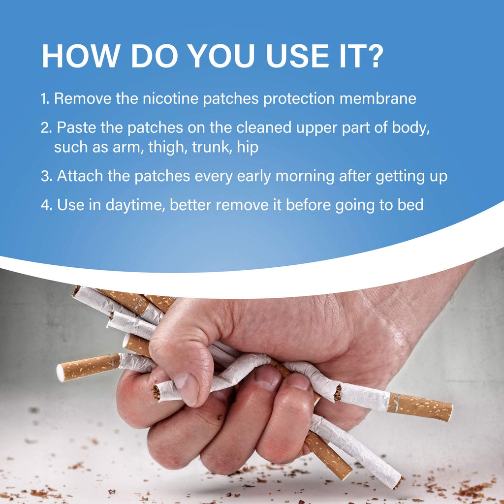 Aroamas Cot Aroamas Nicotine Patches to Help Quit Smoking, Stop Smoking - Delivered Over 24 Hours Transdermal System Aids That Work | Steps 1, 2, and 3 56 (8 Week Kit)