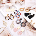 HAIAISO 9Pairs Clip on Drop Earrings for Women, Non Piercing
