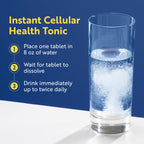 Researched Nutritionals H2 Absorb Molecular Hydrogen Tablets - Instant Hydrogenated Water & Antioxidant Supplement - Rejuvenating Drink to Promote Energy & Healthy Aging (60 Tablets)