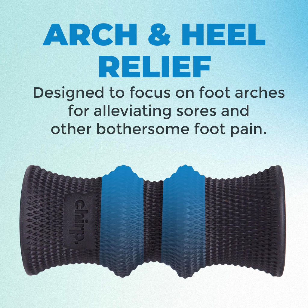 Chirp Wheel Foam Roller ��� Targeted Back & Neck Relief, Lumbar Spine Stretcher, Spinal Decompression Back Stretcher, Massage Roller with Density Foam for Physical Therapy, Supports 500lbs, 2-Inch Mint