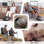 Breo Foot Massager Machine with Heat, Deep Kneading, Air Compression, Rolling Massage for Tired Feet and Plantar Fasciitis, Fits up to EU Feet Size 46