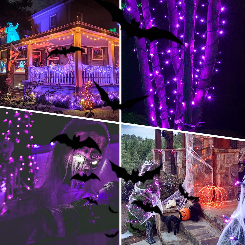 weillsnow 500 LED Halloween String Lights,164 FT Twinkle Lights Waterproof