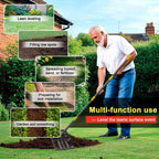 Lawn Leveling Rake - Heavy Duty 30"x10" Stainless Steel Leveler Plate,Reinforced Welds,28-60" Adjustable, Anti Flipping Smooth Edge,for Soil, Dirt,Ground,Yard Top Dressing,Landscaping