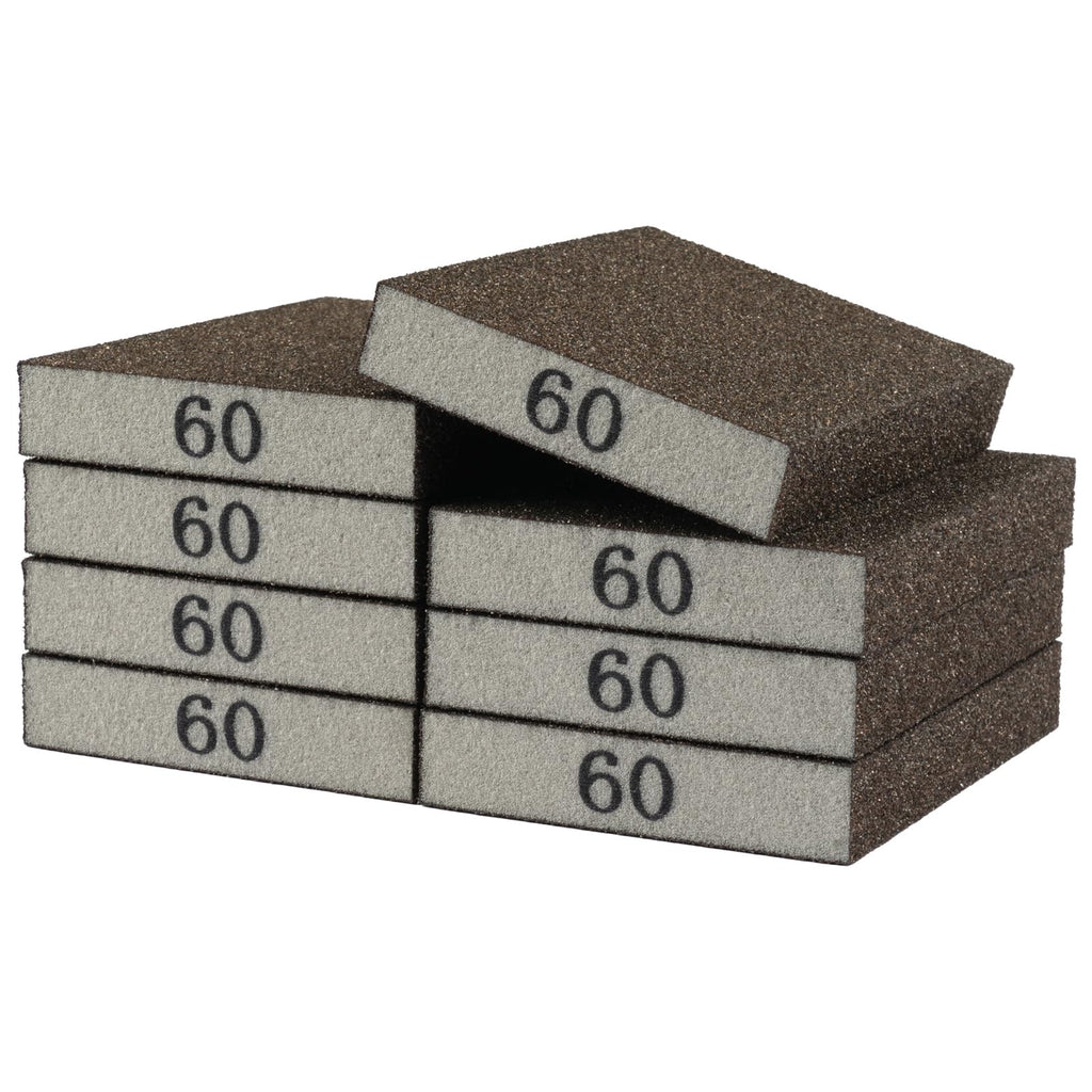8 Pack Sanding Sponge Block, Wet Dry Sandpaper Sand Paper for Drywall Wood