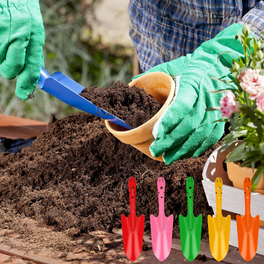 18 Pcs Small Garden Shovel Set, Hand Trowels for Gardening