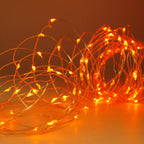 Twinkle Star 200 LED Halloween Fairy Lights, 66 ft 2 Pack Orange