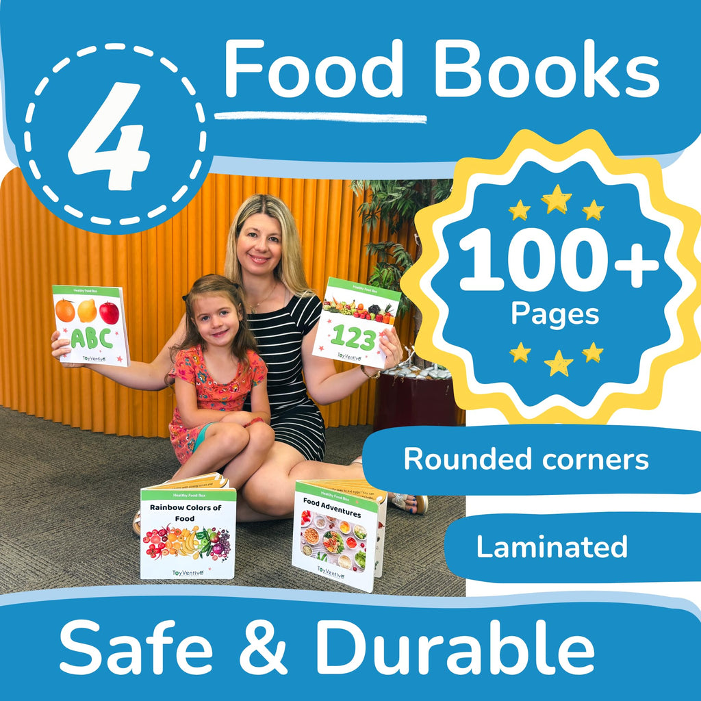 Preschool Learning Activities, Educational Books, Toddler Flashcards, Montessori Games, Picture Cards, Play Food for Toddlers 1-3, 1 Year Old Girl Gifts and Toys, 2 Year Old Girl Birthday Gift