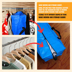 Heavy Duty Extra Large Storage Bags, XL Moving Bags for College Dorm Essentials, Moving Supplies Compatible with IKEA Frakta Cart, 4 Packs
