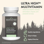 Mountain Peak Nutritionals Ultra High Multivitamin Men & Women 180ct