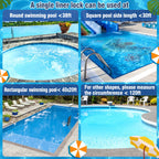 PAMASE 120ft Liner Lock - Inground Swimming Pool Beaded Wedge T-Shape Lock Roll, Flexible PVC Pool Liner Patch Kit for Above-Ground Pool - White