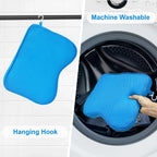 Esme L&H Shower Seat Cushion, Shower Chair Cushion for Transfer Benches, 4D Mesh Fabric Sauna Cushion Shower Chair Pad with Hook, Slip-Resistant, Design for Elderly, Senior, Handicap & Disabled
