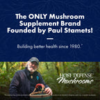 Host Defense Mushrooms Lion's Mane - Supplement Capsules for Brain Health Support - Mushroom Support for Focus & Memory Function - Immune & Nervous System Supplement - 120 Capsules