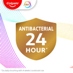 Colgate Total Active Prevention Whitening Gel Toothpaste with Fluoride, Bulk with Clinically Proven Formula That Fights Plaque Bacteria, Mint, 4 Pack, 5.1 oz