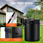 VEVOR DWC Hydroponic System, 5 Gallon 8 Buckets, Deep Water Culture Growing Bucket, Hydroponics Grow Kit with Pump, Air Stone and Water Level Device, for Indoor/Outdoor Leafy Vegetables