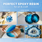 Craft Resin Crystal Clear Epoxy Resin Kit - Food Safe, UV Resistant - 16L