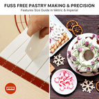 Silicone Baking Mat,28" x 20" Extra Thick Large Non Stick Sheet Mat with Measurement Non-slip Dough Rolling Mat,Reusable Food Grade Silicone Counter Mat for Making Cookies,Macarons,Bread and Pastry
