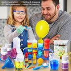 UNGLINGA 272 Experiments Science Kit for Kids, Chemistry Set, S.T.E.M Toys Boys Girls Birthday Gifts, Volcano, Crystal, Magic, Physics Lab Educational Learning Project