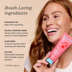 Cocoshine Teeth Whitening Toothpaste by Cocolab, Nano-Hydroxyapatite, Non-Fluoride with Xylitol & Coconut Oil, Gently Formulated for Sensitive Teeth, Adults & Kids, Pina Colada, 4 Oz, 2-Pack