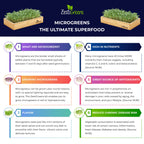 Microgreens Kit Refills - 9 Mats and 9 Different USA Seed Packs