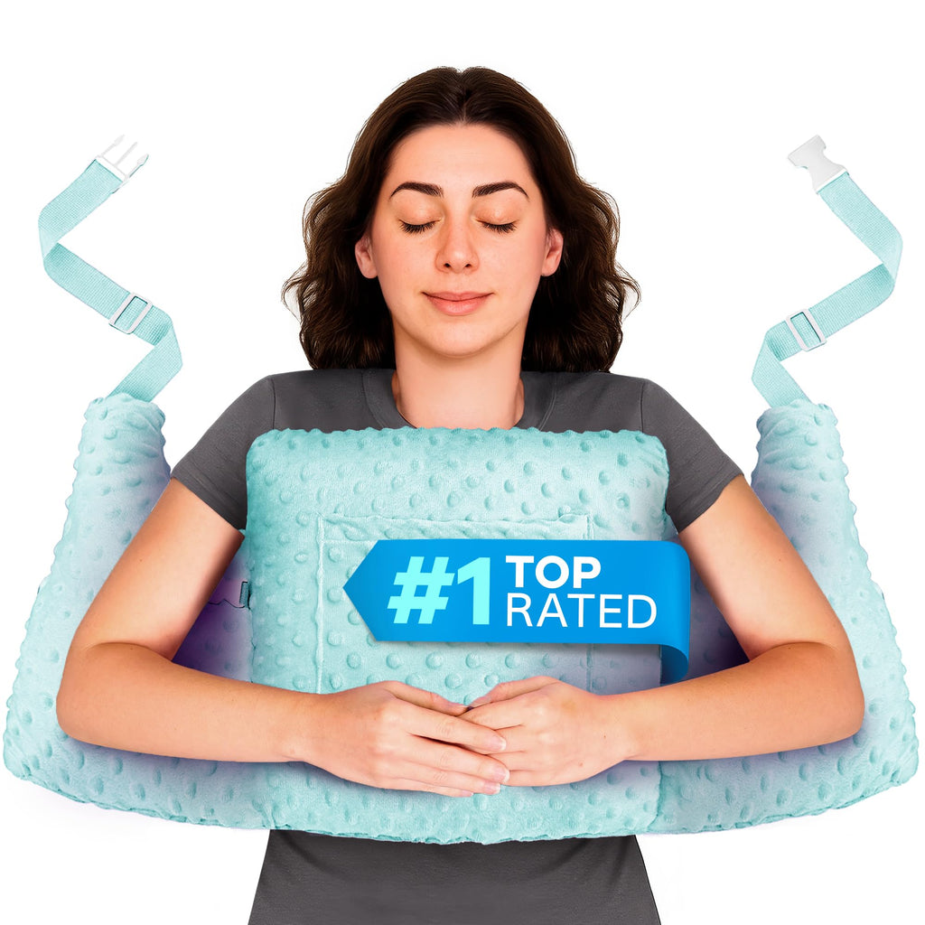Zomaple Post Mastectomy Pillow Post Surgery – Post-Op Essentials, Breast Augmentation/Reduction & Mastectomy Recovery Supplies – Washable Cover for Comfort & Support