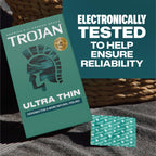 Trojan Ultra Thin Latex Condoms for Men, 36 Count