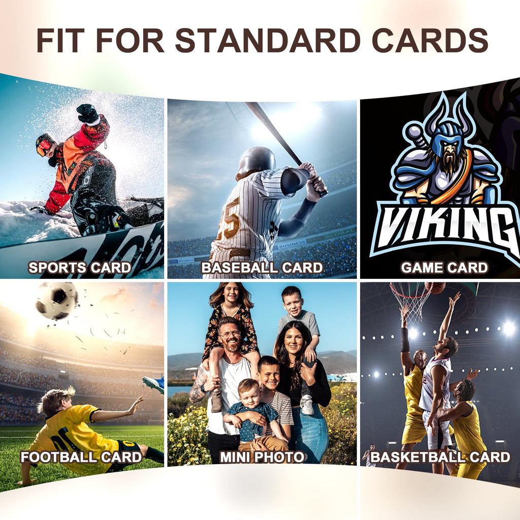 Kitoyz 10000 Counts Card Sleeves Top Loaders for Trading Cards, Penny Soft Sleeves Clear Baseball Card Sleeve Protectors Fit for Sports, Football, Game Cards
