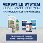 Bona Premium Motion Multi-Surface Floor Spray Mop - Includes Multi-Surface Floor Cleaning Solution and Machine Washable Microfiber Cleaning Pad - for Stone, Tile, Laminate, and Vinyl Floors