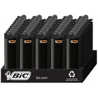 BIC Maxi Pocket Lighter, Special Edition Series, Black, 50 Count Tray of Lighters